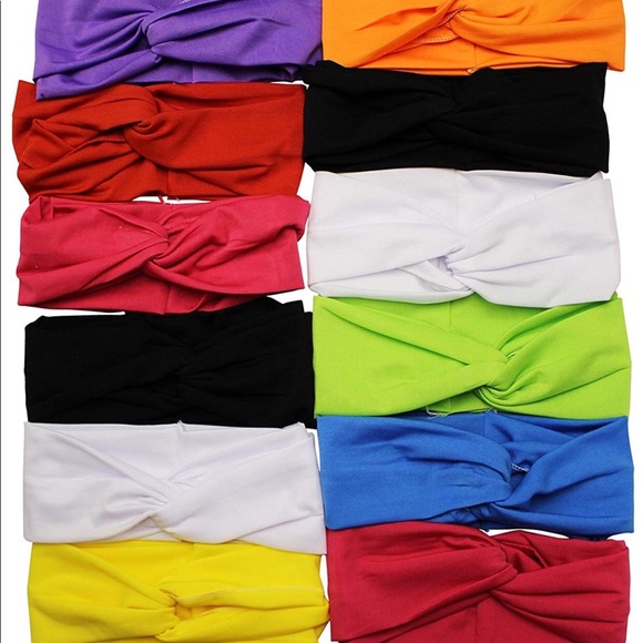 WOMENS headbands, stretchy, cotton/spandex, trendy - Picture 3 of 3